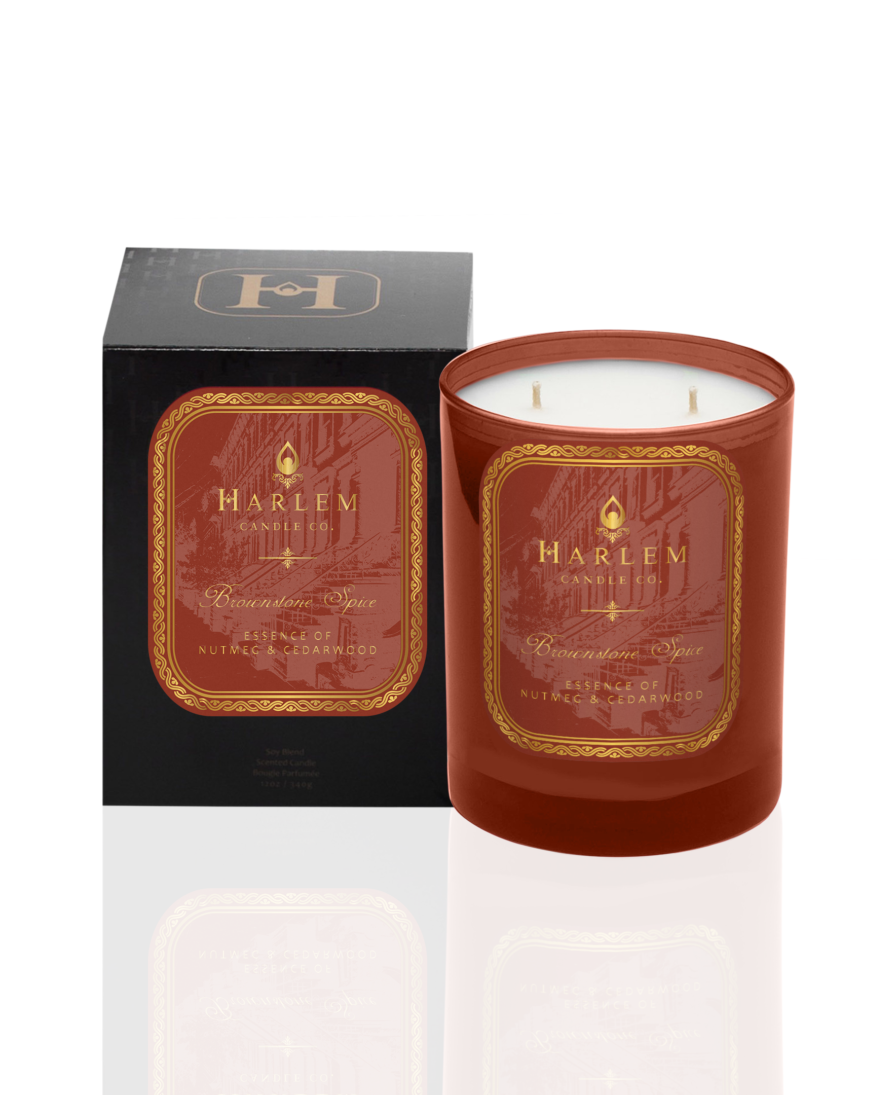 Brownstone Spice Luxury Candle