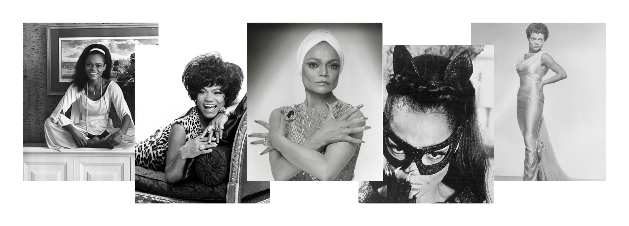 collage of Eartha Kitt images